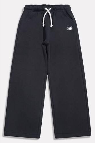 New Balance joggingbroek zwart Meisjes Katoen Effen