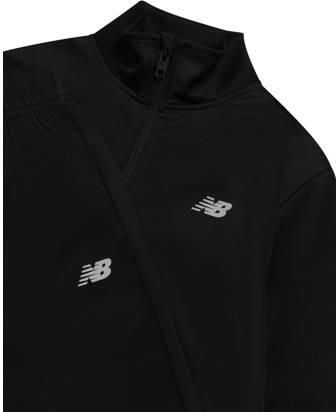 New Balance joggingpak met opstaande kraag zwart Effen maat 152-158 - Foto 3