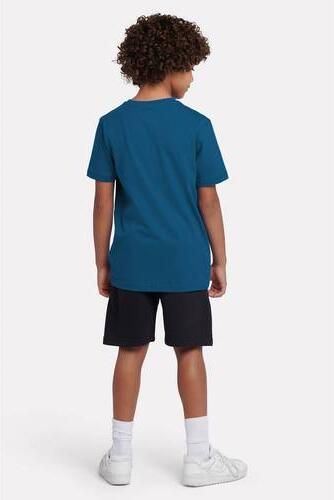 New Balance korte broek en T-shirt set met logo petrol Blauw Katoen Ronde hals maat 122-128 - Foto 2