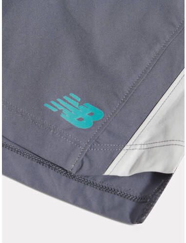 New Balance korte sportbroek grijs Polyester Effen - Foto 2