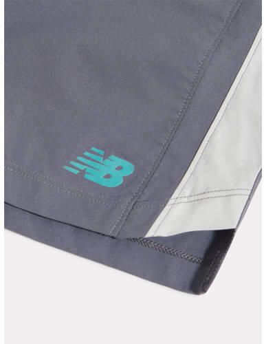 New Balance korte sportbroek grijs Polyester Effen maat 140-146 - Foto 2