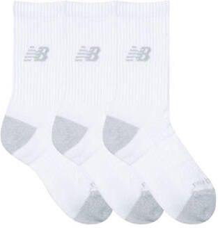 New Balance sokken Active Crew wit (set van 3) Katoen maat 23-28 - Foto 2