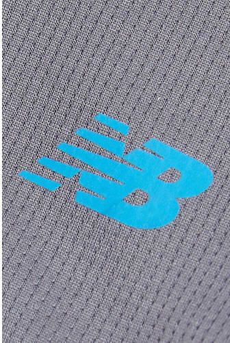New Balance sportshirt grijs Sport t-shirt Polyester Ronde hals - Foto 3