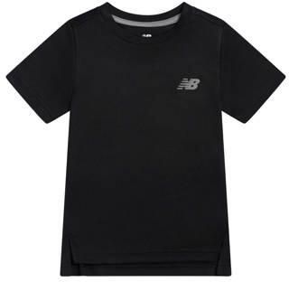 New Balance sportshirt zwart Sport t-shirt Polyester Ronde hals