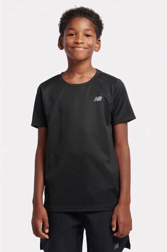 New Balance sportshirt zwart T-shirt Polyester Ronde hals maat 122-128