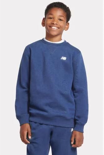 New Balance sweater donkerblauw Katoen Ronde hals Effen maat 134-140