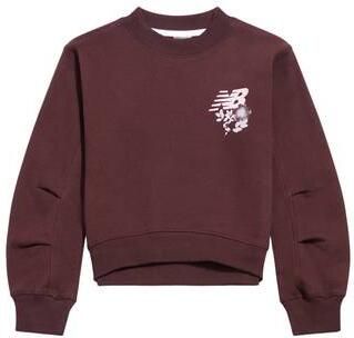 New Balance sweater met backprint donkerrood Katoen Ronde hals maat 122-128