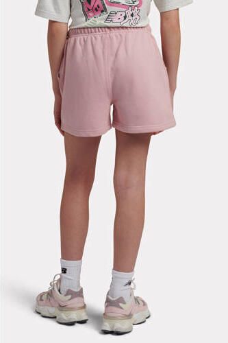 New Balance sweatshort roze Korte broek Meisjes Katoen Effen maat 152-158 - Foto 3