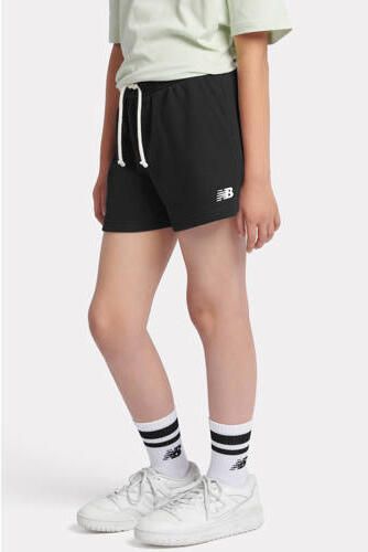 New Balance sweatshort zwart Korte broek Meisjes Katoen Effen maat 122-128 - Foto 2