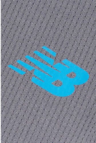 New Balance T-shirt grijs Polyester Ronde hals Effen maat 134-140 - Foto 3