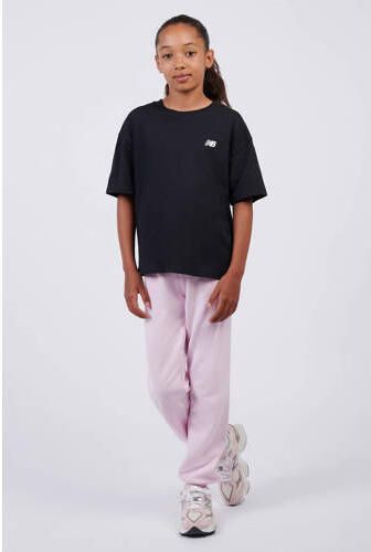New Balance T-shirt zwart Meisjes Katoen Ronde hals Effen maat 152-158 - Foto 2