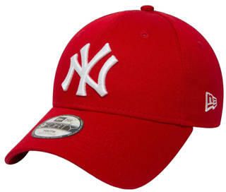New Era Junior pet 9Forty NY rood wit Polyester Logo