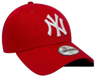 New Era Junior pet 9Forty NY rood wit Polyester Logo - Foto 3
