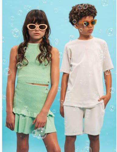 NIK&NIK rok zachtgroen Meisjes Polyester Effen 128 - Foto 2