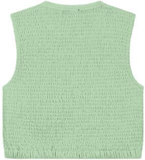 NIK&NIK crop top zachtgroen Meisjes Polyester Ronde hals Effen 128 - Foto 3