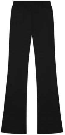 NIK&NIK flared broek Vonda zwart Meisjes Polyester Effen 128