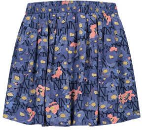 NIK&NIK gebloemde rok Vonne blauw roze Meisjes Polyester Bloemen 176 - Foto 3