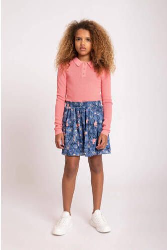 NIK&NIK gebloemde rok Vonne blauw roze Meisjes Polyester Bloemen 176 - Foto 2