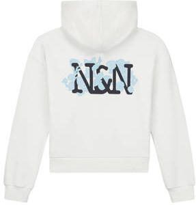 NIK&NIK hoodie Lacie met backprint offwhite Sweater Wit Backprint 164 - Foto 2
