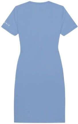 NIK&NIK jurk Pull Up lavendelblauw Meisjes Polyester V-hals Effen 128 - Foto 2