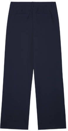 NIK&NIK loose fit broek Layla donkerblauw Meisjes Polyester Effen 140 - Foto 2