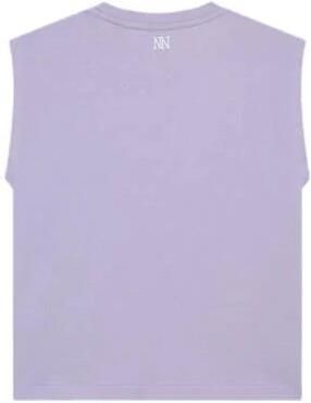 NIK&NIK mouwloze top Pleat lila Paars Meisjes Katoen Ronde hals Effen 128 - Foto 2