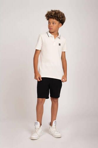 NIK&NIK polo Brody offwhite Wit Jongens Katoen Polokraag Effen 140