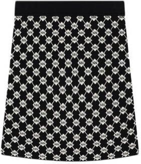 NIK&NIK rok Goldie met all over print zwart beige Meisjes Viscose All over print 128 - Foto 3