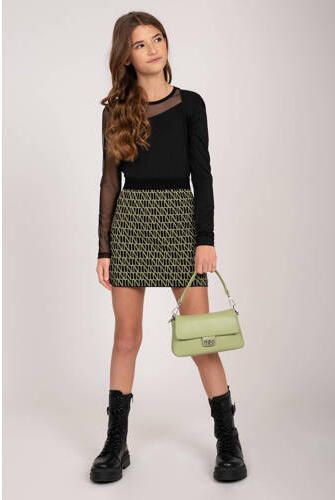 NIK&NIK rok groen Meisjes Viscose All over print 164
