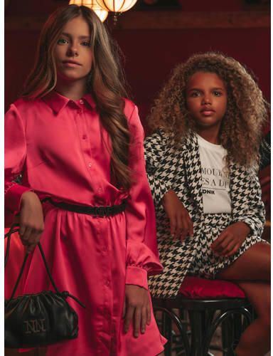 NIK&NIK rok Kos met pied-de-poule zwart wit Meisjes Polyester Pied de Poule 164 - Foto 2