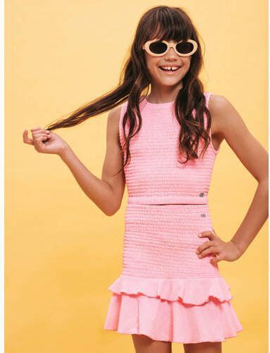 NIK&NIK rok zoetroze Meisjes Polyester Effen 128 - Foto 2