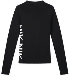 NIK&NIK sweater met tekst zwart Meisjes Viscose Ronde hals Tekst 152 - Foto 2