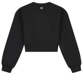 NIK&NIK sweater Vibes met tekst zwart Tekst 128 | Sweater van