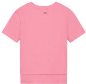 NIK&NIK T-shirt Knot roze Meisjes Stretchkatoen Ronde hals Effen 128