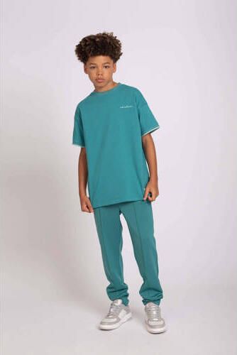 NIK&NIK T-shirt Label zeegroen Jongens Katoen Ronde hals Effen 176 - Foto 2