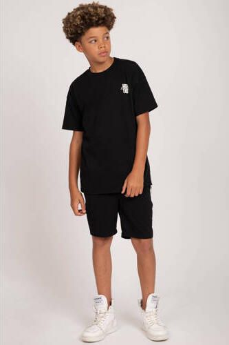 NIK&NIK T-shirt Tag met backprint zwart Jongens Katoen Ronde hals Backprint 164 - Foto 3