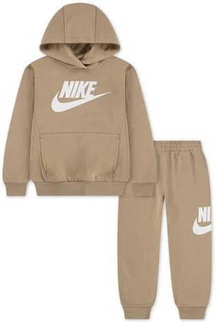 Nike joggingpak beige Katoen Capuchon Effen maat 110-116