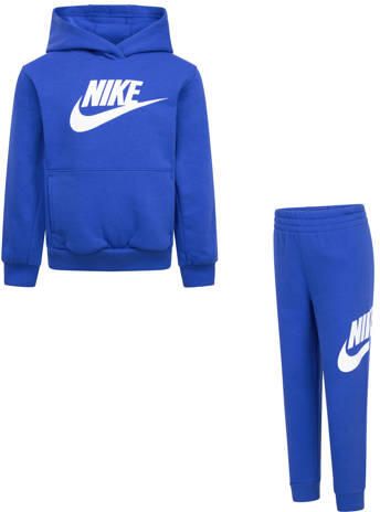 Nike joggingpak blauw Katoen Capuchon Effen maat 110-116