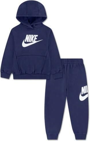 Nike joggingpak donkerblauw Katoen Capuchon Effen maat 116-122