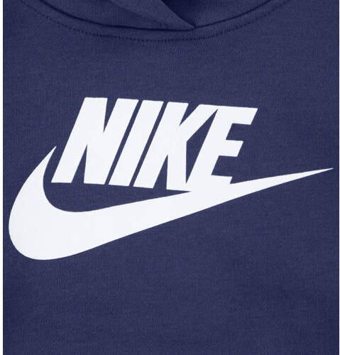 Nike joggingpak donkerblauw Katoen Capuchon Effen maat 116-122 - Foto 2