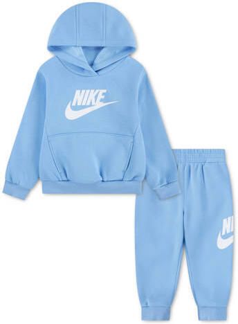 Nike joggingpak lichtblauw Katoen Capuchon Effen maat 104-110
