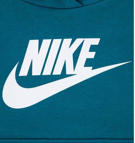Nike joggingpak petrol Blauw Katoen Capuchon Effen maat 104-110 - Foto 3