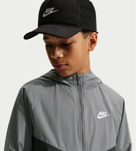 Nike regenjas grijs Polyester Capuchon - Foto 2