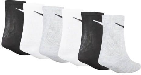 Nike sokken wit zwart grijs (set van 6) Katoen Logo maat 23-27 - Foto 2