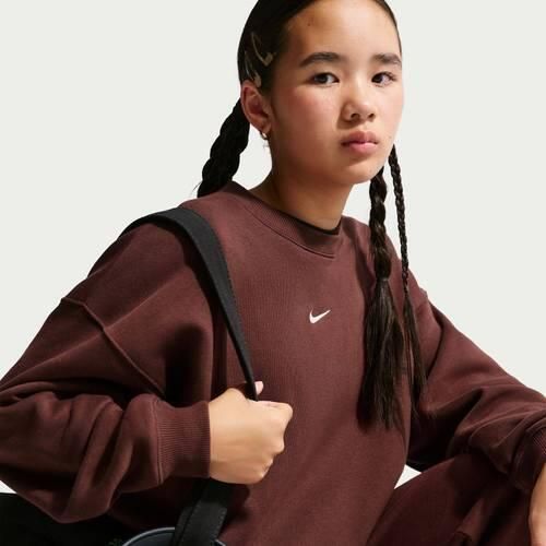 Nike Sportswear Studio sweater roodbruin maat 158-170 - Foto 2