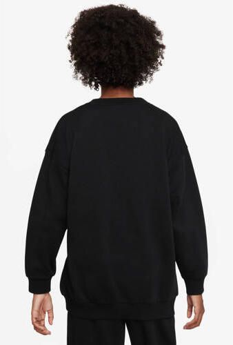 Nike Club Fleece oversized sweatshirt voor kids Zwart - Foto 2