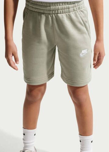 Nike Club Fleece shorts van sweatstof voor kids Groen