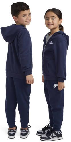Nike sweatvest donkerblauw Katoen Capuchon Effen maat 116-122 - Foto 3