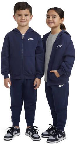 Nike sweatvest donkerblauw Katoen Capuchon Effen maat 116-122 - Foto 2