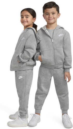 Nike sweatvest grijs melange Katoen Capuchon Effen maat 104-110